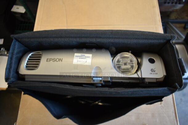 Epson EMP-X3 Projector in Bag. 100-240 Volts, 1 Phase.  - Image 3 of 10
