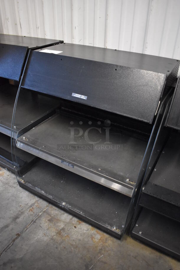 Metal Commercial Countertop Heated 2 Tier Display Case Merchandiser. 26x21x28.5. Cannot Test Due To Plug Style - Image 3 of 4