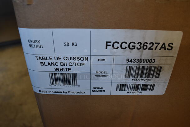 BRAND NEW SCRATCH AND DENT! Frigidaire Electrolux FCCG3627AS Stainless Steel Drop In 36" Gas Powered 5 Burner Cooktop Range. Stock Picture Used For Gallery Picture. - Image 4 of 10