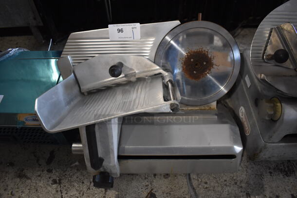 General SM-12A Stainless Steel Commercial Countertop Meat Slicer. 115 Volts, 1 Phase. Tested and Working!