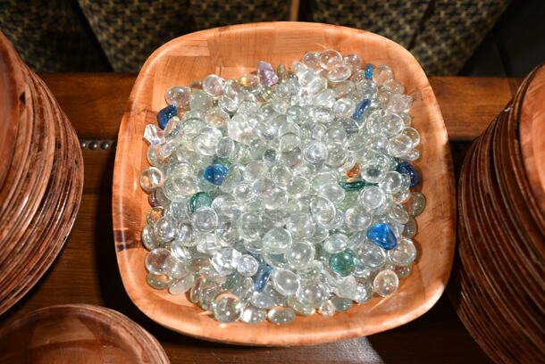 ALL ONE MONEY! Lot of Wood Pattern Bowls.  - Image 6 of 6