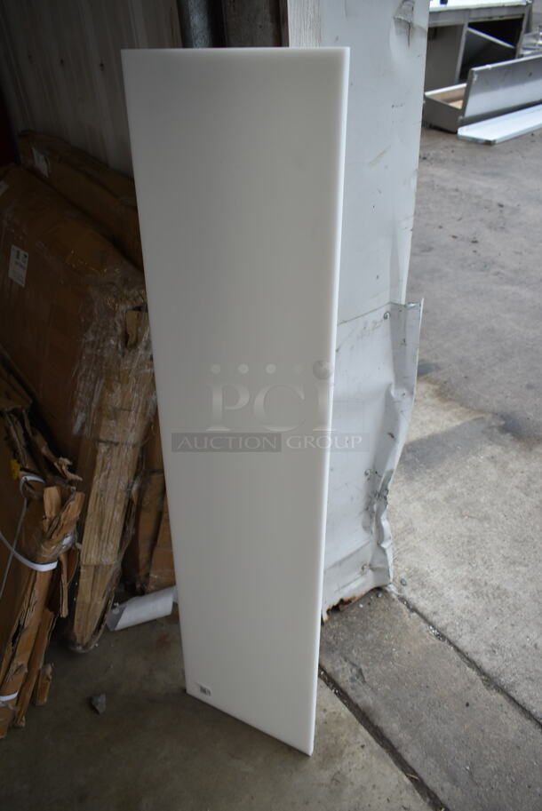 2 BRAND NEW SCRATCH AND DENT! White Cutting Boards. 60x9x1, 48x12x1. 2 Times Your Bid! - Image 4 of 5