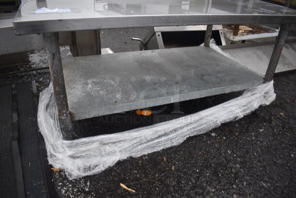 Stainless Steel Equipment Stand w/ Metal Under Shelf. 48x30x23 - Image 4 of 4