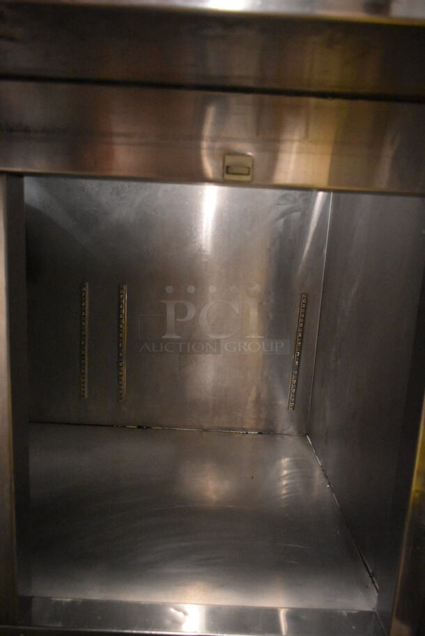 2014 Leader PT72 S/C Stainless Steel Commercial Pizza Prep Table w/ Oversized Stone Cutting Board. 115 Volts, 1 Phase. Tested and Working! - Image 6 of 8