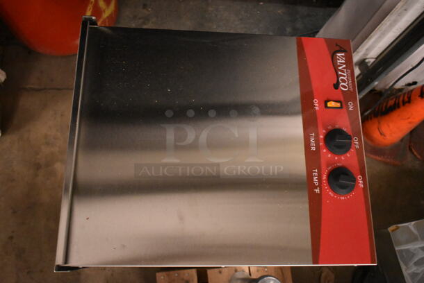 BRAND NEW SCRATCH AND DENT! 2023 Avantco 177EG30N Stainless Steel Commercial Countertop Ten Tray Food Dehydrator with Removable Door. 120 Volts, 1 Phase. Tested and Working! - Image 5 of 7