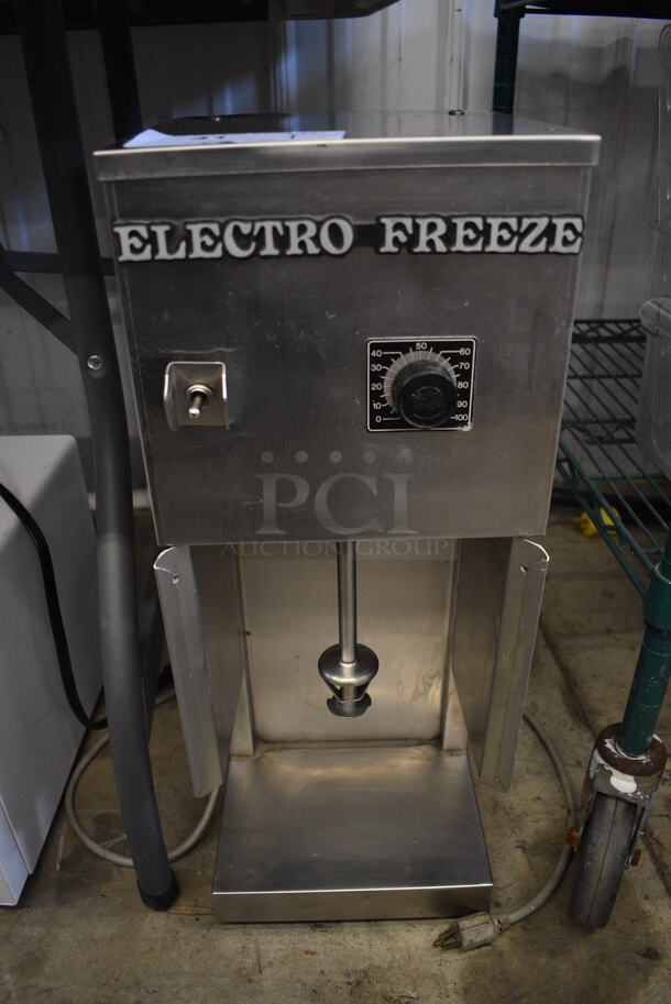 Electro Freeze Stainless Steel Commercial Countertop Drink Mixer. 115 Volts, 1 Phase. 9x10x24. Tested and Working!