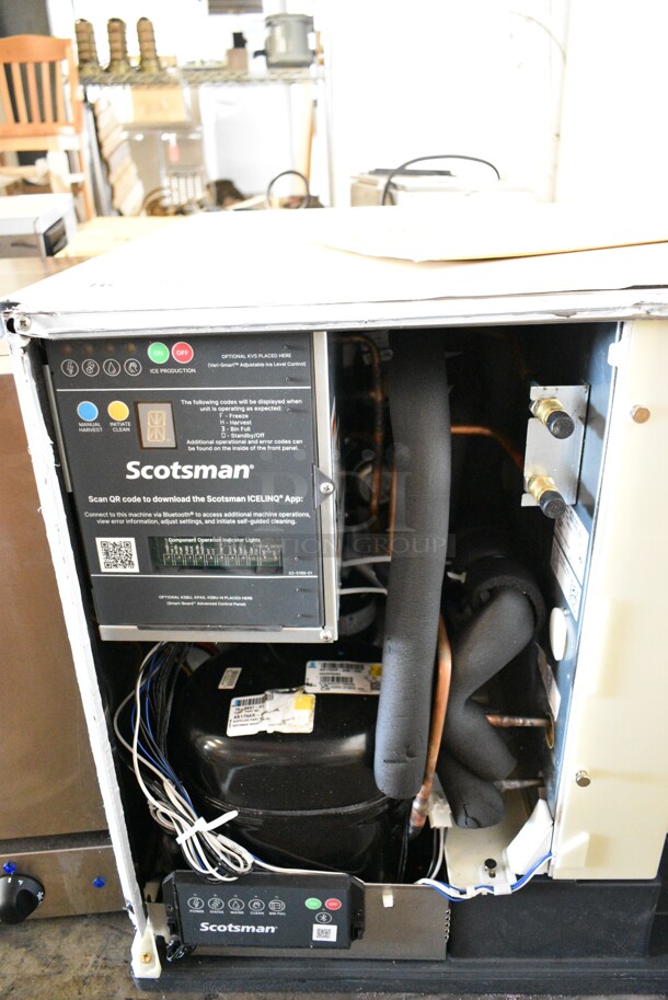 BRAND NEW SCRATCH AND DENT! 2024 Scotsman MC0322MA-1A Stainless Steel Prodigy Elite Series 22" Medium Cube Ice Machine - 356 lb.. 115 Volts, 1 Phase.  - Image 8 of 9