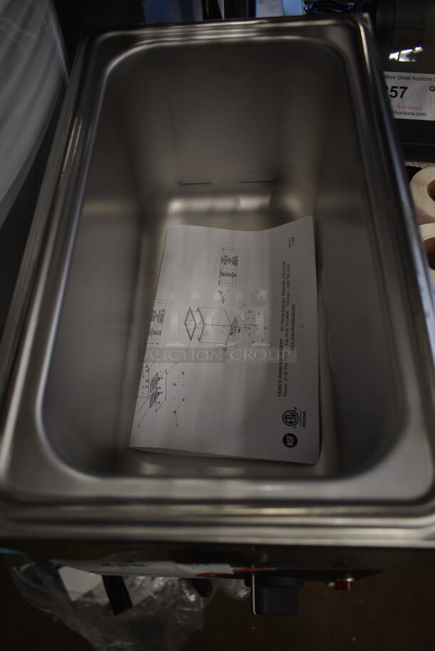 BRAND NEW SCRATCH AND DENT! 2023 Nemco 6145 Stainless Steel Commercial Countertop Food Warmer. 120 Volts, 1 Phase. Tested and Working! - Image 3 of 4