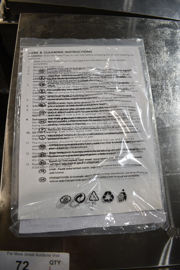 2024 Crosson CCT-500 Stainless Steel Commercial Countertop Electric Powered Conveyor Toaster Oven. 120 Volts, 1 Phase. Tested and Does Not Power On - Image 5 of 6