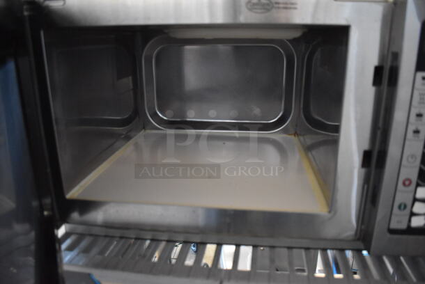 2019 Amana RCS10TS Stainless Steel Commercial Countertop Microwave Oven. 120 Volts, 1 Phase. 22x18x14 - Image 4 of 6