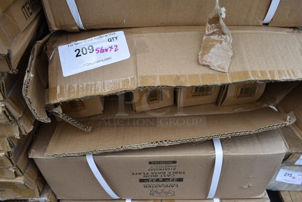 2 Boxes of 10 BRAND NEW SCRATCH AND DENT! Lancaster Table & Seating 164TCOLROD25 25 3/16" Standard Height Table Base Column and Rod. Missing 6. 2 Times Your Bid! - Image 2 of 3