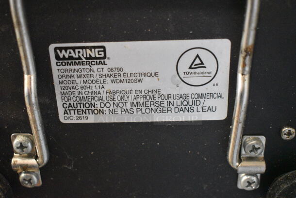Waring WDM120SW Metal Commercial Countertop Drink Mixer. 120 Volts, 1 Phase. Tested and Working! - Image 5 of 5