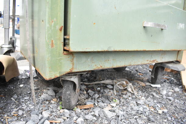 Green Metal 9 Drawer Cabinet w/ Contents.  - Image 2 of 11