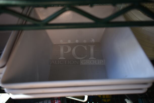7 White Square Bowls.. 7 Times Your Bid! - Image 3 of 3