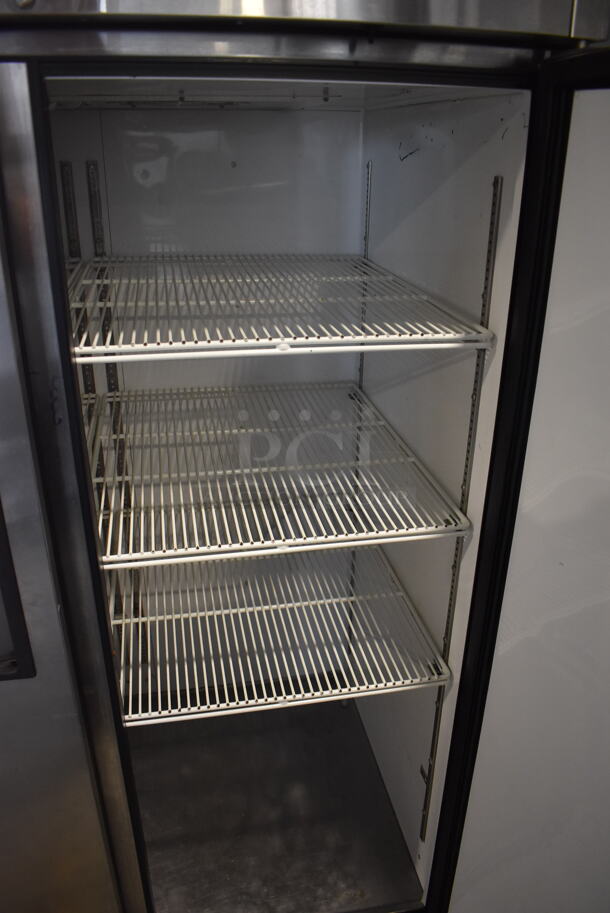 True TG2R-2S Commercial Stainless Steel Reach In Two-Section Cooler With Polycoated Racks on Commercial Casters. 115V/1 Phase. Tested And Working - Image 5 of 7