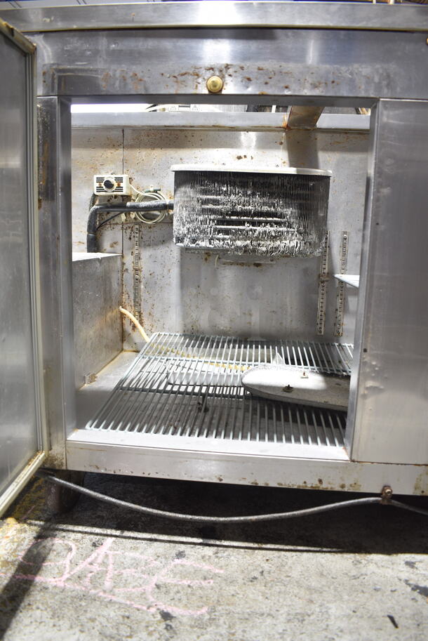 Leader LM 72 Stainless Steel Commercial Prep Table on Commercial Casters. 115 Volts, 1 Phase. Tested and Working! - Image 8 of 12