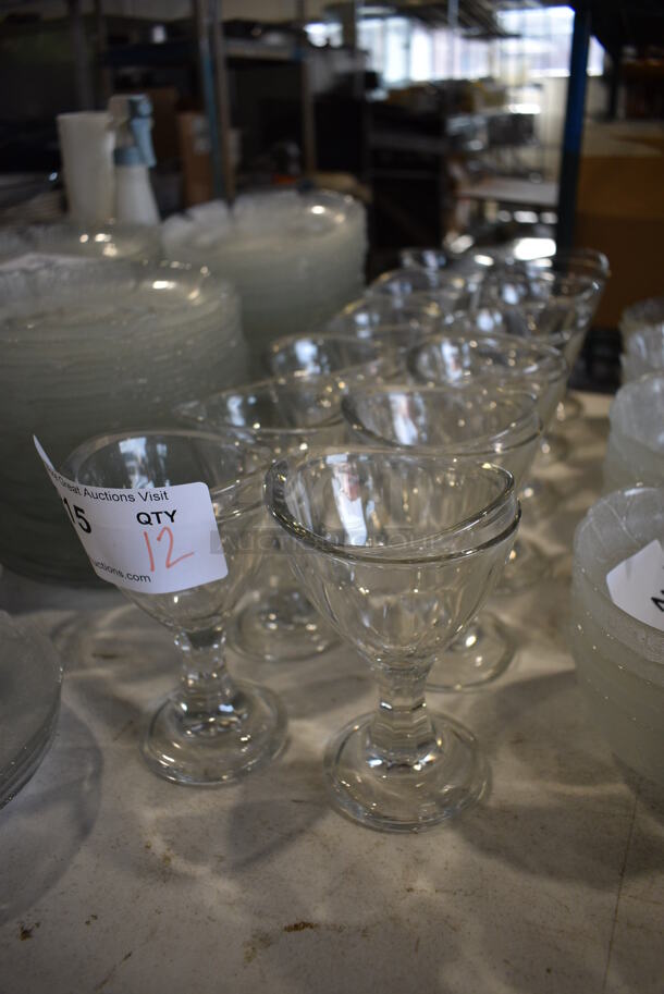 12 Wine Glasses. 4x3.5x6. 12 Times Your Bid! - Image 4 of 4