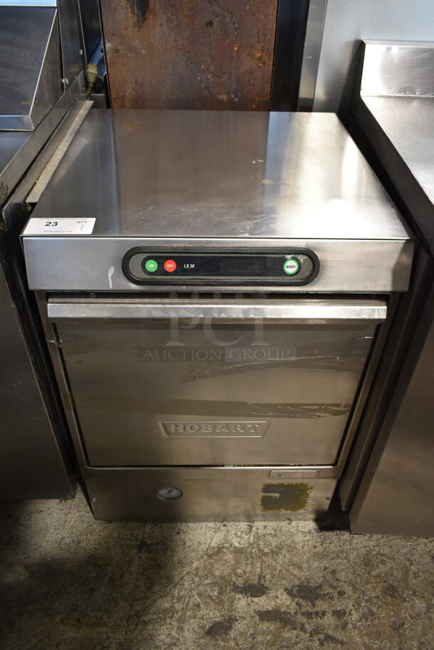 Hobart LX30H Stainless Steel Commercial Undercounter Dishwasher. 120/208 Volts, 1 Phase.  - Image 1 of 8
