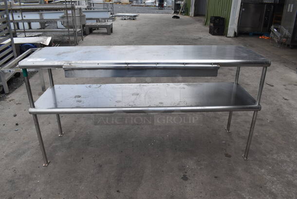 Stainless Steel Table w/ Under Shelf. - Image 1 of 4