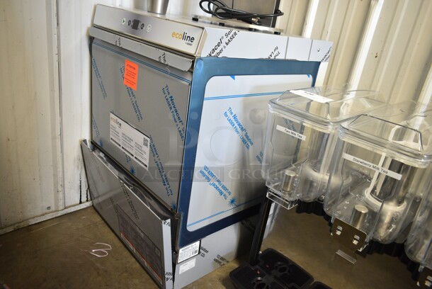 BRAND NEW SCRATCH AND DENT! 2022 Hobart EUH Stainless Steel Commercial Hi Temp High Temperature Undercounter Dishwashing Machine. 208-240 Volts, 1 Phase.  - Image 2 of 6