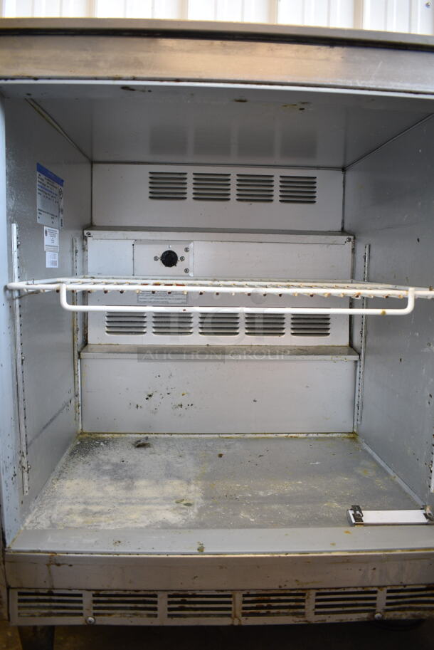 Beverage Air UCR27A Stainless Steel Commercial Single Door Undercounter Cooler on Commercial Casters. 115 Volts, 1 Phase. Tested and Working! - Image 3 of 4