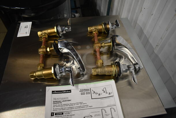 2 LIKE NEW!  American Standard Monterrey Faucets w/ Handles. 2 Times Your Bid! - Image 6 of 6