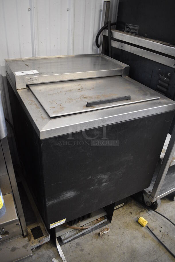 Beverage Air Model GF24L Stainless Steel Commercial Bottled Back Bar Cooler w/ Sliding Lid. 115 Volts, 1 Phase. 24x26x33.5. Tested and Working! - Image 3 of 7