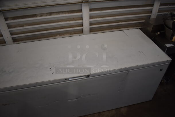 Kenmore Metal Chest Freezer. 83.5x32x32. Tested and Working! - Image 3 of 11