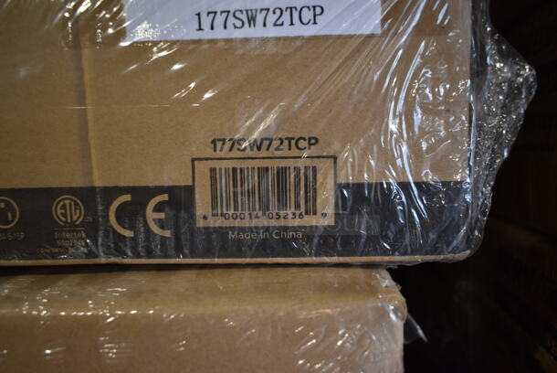 PALLET LOT of 47 BRAND NEW SCRATCH AND DENT! ServIt 423SW72TCP Stainless Steel Commercial 72" High Wattage Strip Warmer with On/Off Toggle Controls and Cord. Stock Picture Used as Gallery. 47 Times Your Bid! - Image 6 of 6