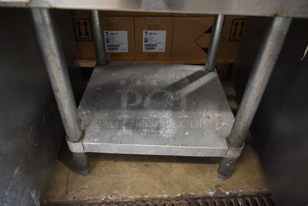 Regency 600ES2424G Stainless Steel Commercial Equipment Stand w/ Under Shelf. - Image 2 of 4