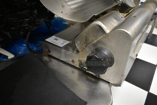 Globe 500 Stainless Steel Commercial Countertop Automatic Meat Slicer w/ Blade Sharpener. 115 Volts, 1 Phase. Tested and Working! (kitchen #2) - Image 6 of 8