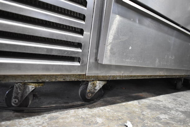 2016 Traulsen TE060HT-ZLB01 Stainless Steel Commercial 2 Drawer Chef Base on Commercial Casters. 115 Volts, 1 Phase. Tested and Powers On But Does Not Get Cold - Image 2 of 7