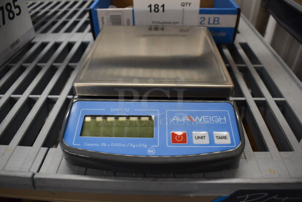 BRAND NEW IN BOX! Avaweigh 334PC32 Metal Countertop Food Portioning Scale. 6.5x10x2. Tested and Working! - Image 1 of 4