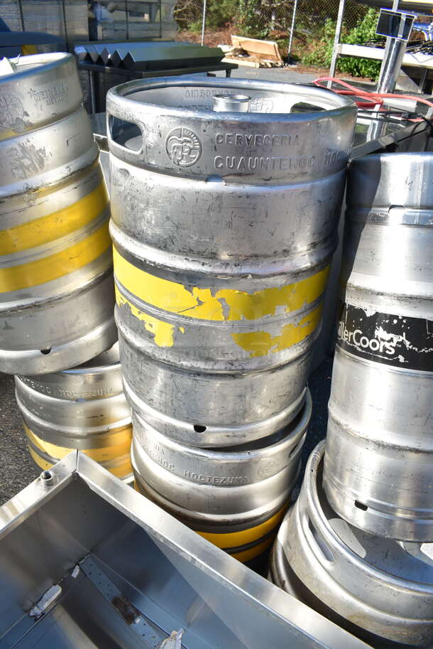 6 Metal Kegs Including Slim Quarter and 5 Half Barrel. 6 Times Your Bid! - Image 3 of 8