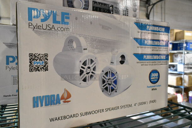 9 IN ORIGINAL BOX! Items Including Pyle Wakeboard Subwoofer Speaker System, NutriChef Crepe Maker, Lanzar AQ5CXW 5.25" 2-Way Marine Speakers Water Resistant White, Pyle PLG69.8 Eight Way Speakers, Masingo Karaoke Machine, Pyle PL84Bl Blue Label, Sun Ninja Sun Protection Tent. 9 Times Your Bid!  - Image 2 of 11