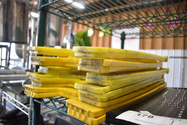 6 Various Yellow Poly Wet Floor Caution Signs. Includes 11x1x24. 6 Times Your Bid! - Image 3 of 3
