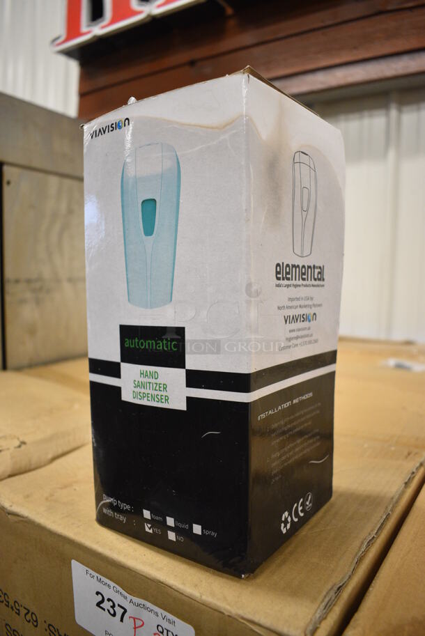 PALLET LOT of 20 BRAND NEW Boxes of 20 Viavision Automatic Hand Sanitizer Dispensers. Total of 400. 5x5x10.5. 20 Times Your Bid! - Image 7 of 7