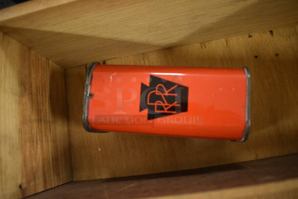 ONE OF A KIND! The Pennsylvania Railroad Wooden First Aid Cabinet With First Aid For Wounds Tin Can - Image 8 of 8