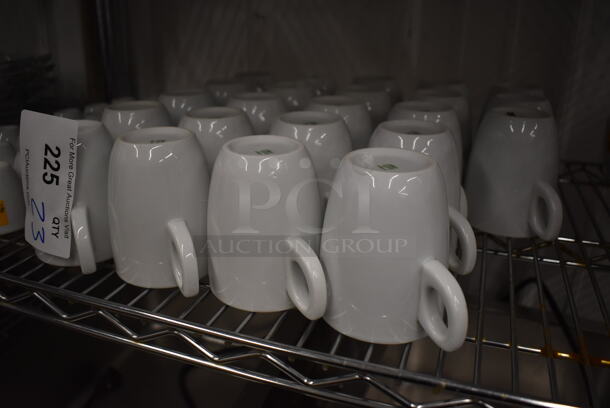 23 White Ceramic Mugs. 4.5x3.5x4. 23 Times Your Bid! - Image 3 of 8