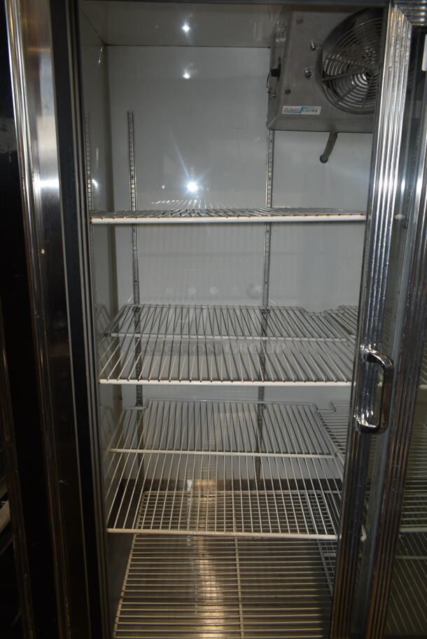 Dial Stainless Steel Commercial 2 Door Reach In Cooler Merchandiser. 115 Volts, 1 Phase. Tested and Powers On But Does Not Get Cold
 - Image 7 of 9