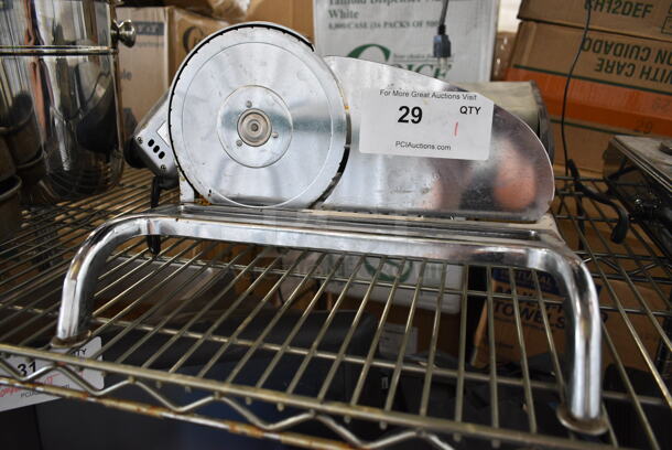 Rival Metal Countertop Meat Slicer. Tested and Working! - Image 1 of 6
