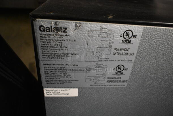 Galanz GL35BK Metal Mini Cooler. 115 Volts, 1 Phase. Tested and Working! - Image 4 of 5