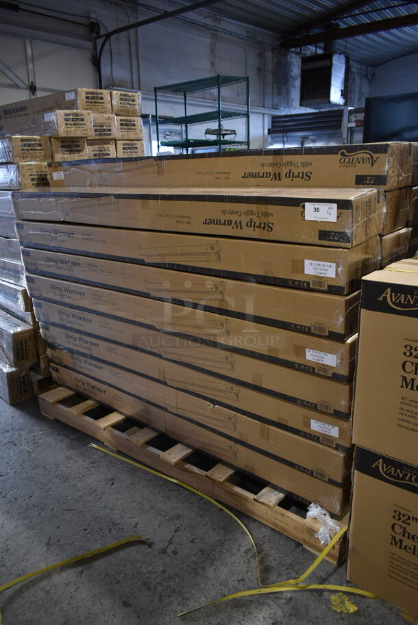 PALLET LOT of 35 BRAND NEW SCRATCH AND DENT! Avantco 177SW72T Stainless Steel Commercial 72" High Wattage Strip Warmer with Toggle Controls. Stock Picture Used as Gallery. 35 Times Your Bid! - Image 2 of 7
