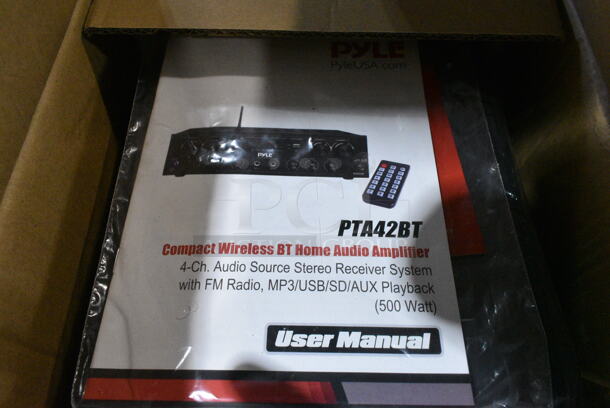 7 IN ORIGINAL BOX! Items Including Pyle PTA42BT Wireless Karaoke Bluetooth Stereo Receiver - 4 Channel Power Amplifier, PTA42BT Audio Amplifier, Pyle PDA69BU Digital Karaoke Amplifier, Keurig K-2500 Coffee Machine, Chefwave Kava Mini Espresso Machine, SereneLife SLGLF130 Smart Indoor Garden. 7 Times Your Bid!  - Image 3 of 10