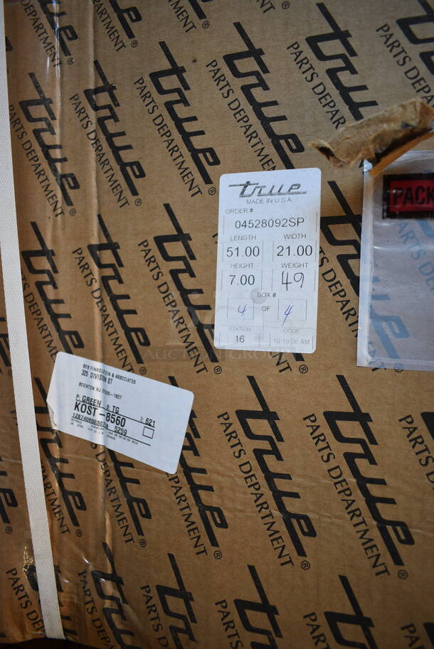 ALL ONE MONEY! Lot of 4 Boxes of 2 BRAND NEW! True White Metal Shelves. Total of 8 - Image 2 of 5