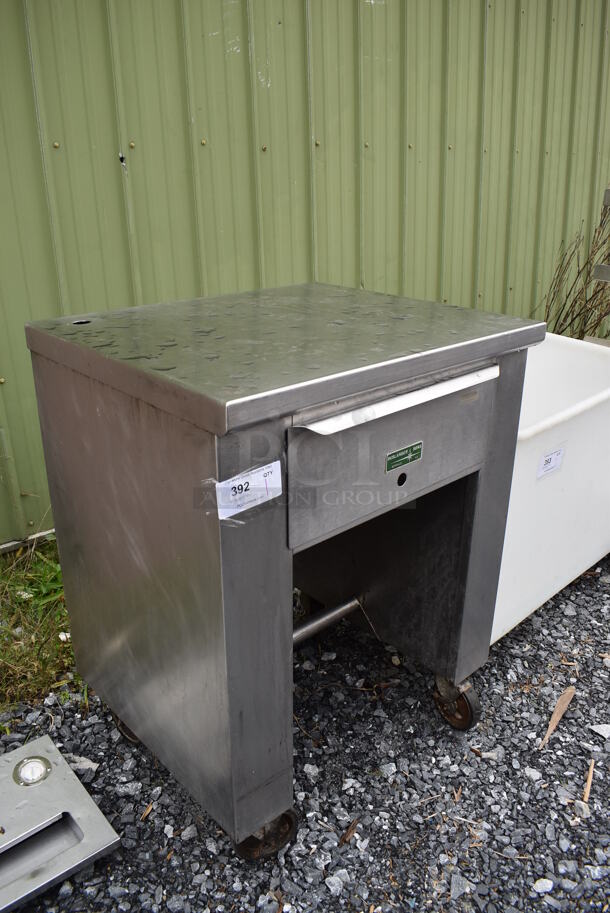 Ruslander Stainless Steel Counter w/ Drawer on Commercial Casters. 28x24x36 - Image 2 of 6