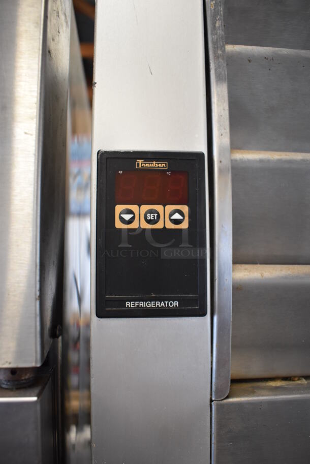 Traulsen G30010 Stainless Steel Commercial 3 Door Reach In Cooler w/ Metal Racks on Commercial Casters. 115 Volts, 1 Phase. 76x34x83. Tested and Working! - Image 7 of 7