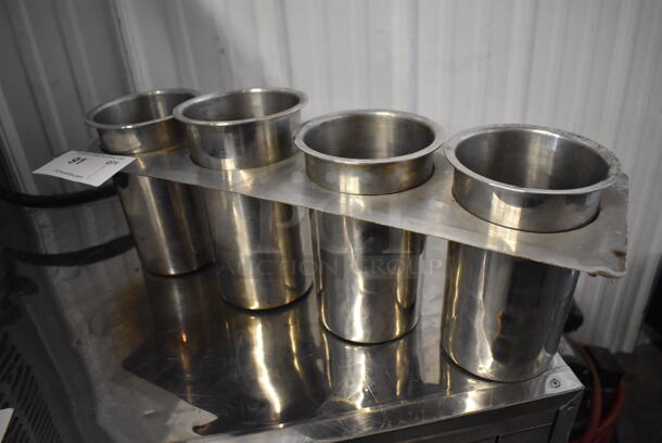 4 Metal Bins in Panel. - Image 3 of 4