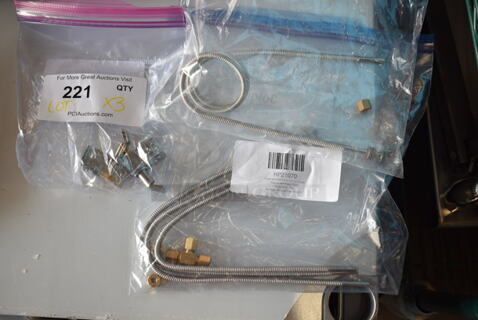 3 BRAND NEW SCRATCH AND DENT! Items; HP357151 Imperial Range 40501 Ihr Rear Pilot Assy, HP21070 Imperial 21070 Pilot Burner Cmpt, 35128051088 Cooking Performance Group 35128051088 Natural Gas Oven Pilot Assembly for Ranges. 3 Times Your Bid!