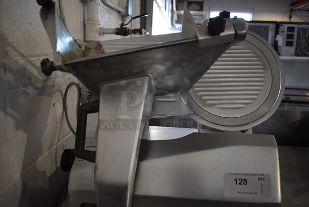 Univex 7512 Stainless Steel Commercial Countertop Meat Slicer w/ Blade Sharpener. 115 Volts, 1 Phase. 22x23x22. Tested and Working! - Image 4 of 6